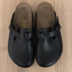 Birkenstock Boston black leather size 35